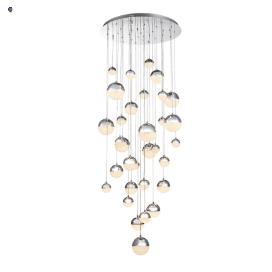 Stainless Steel and Acrylic Pendant 240W LED