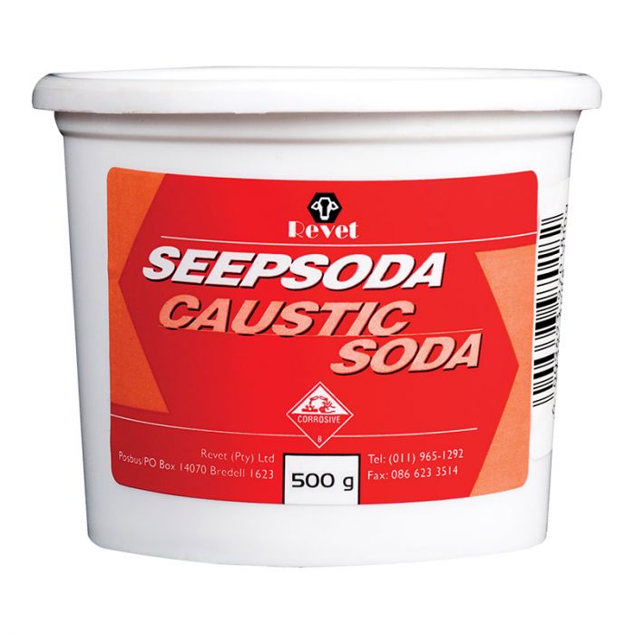 Revet - Caustic Soda 500g - 8 Pack