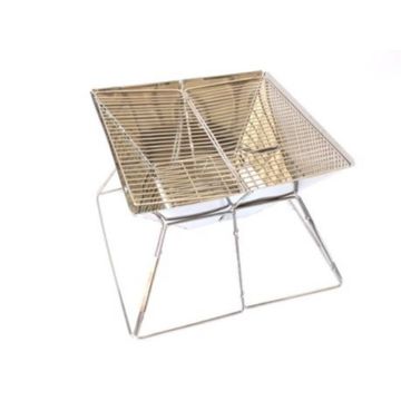 Portable stainless steel grill
