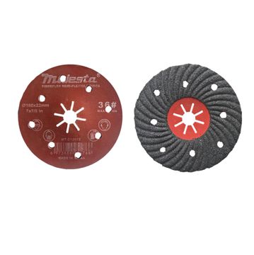 Majesta Fibreflex Semi Flexible Surface Grinding Disc 180mm 36 Grit