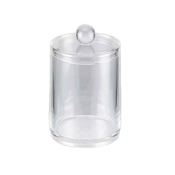 Woodly Cosmetic Organiser, Round, Clear, 108mm x 70mm