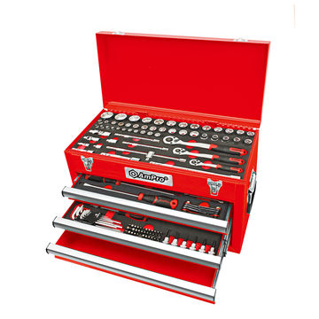 Ampro 166 piece 1/43/81/2 Drive 3-Drawer Bolt-Fit Set