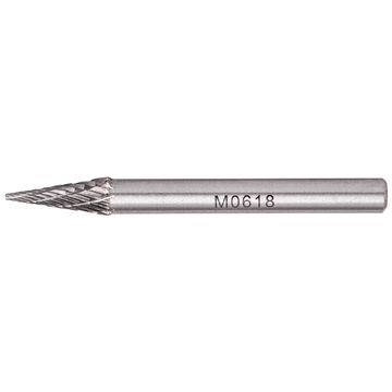 Rotary Burr Tungsten 6X18X6Mm Conical Straight