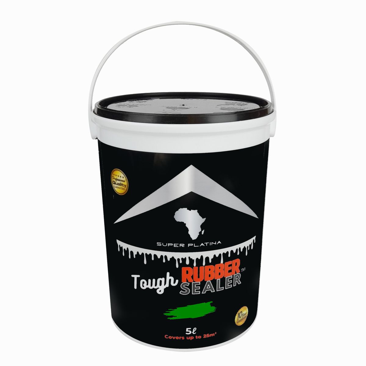 ToughSealer - Rubber Sealer 5L - Liquid Rubber Waterproof Your Roof - Chrome Green