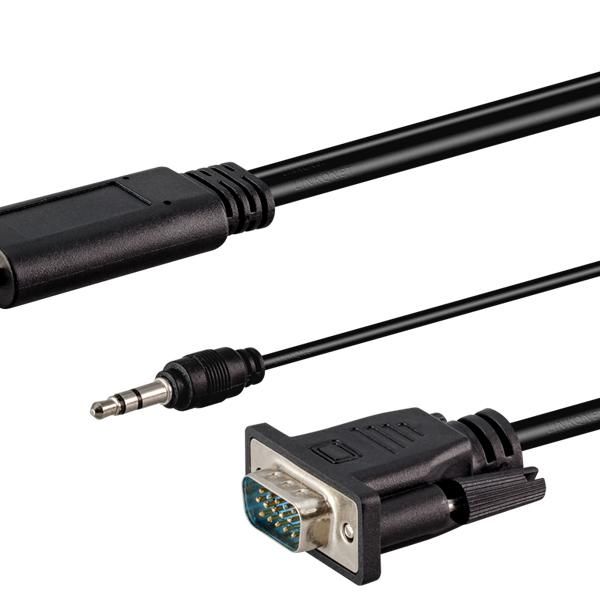 1.8M Hdmi Male To Vga Male With Audio Cable LEROY MERLIN South Africa