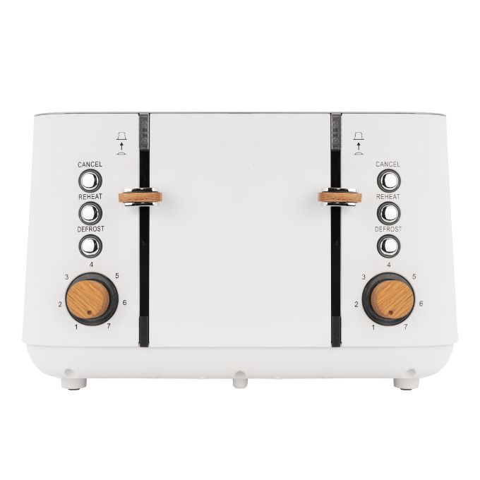 Boden Stark 4-Slice Stainless Steel Toaster - Anson Collection