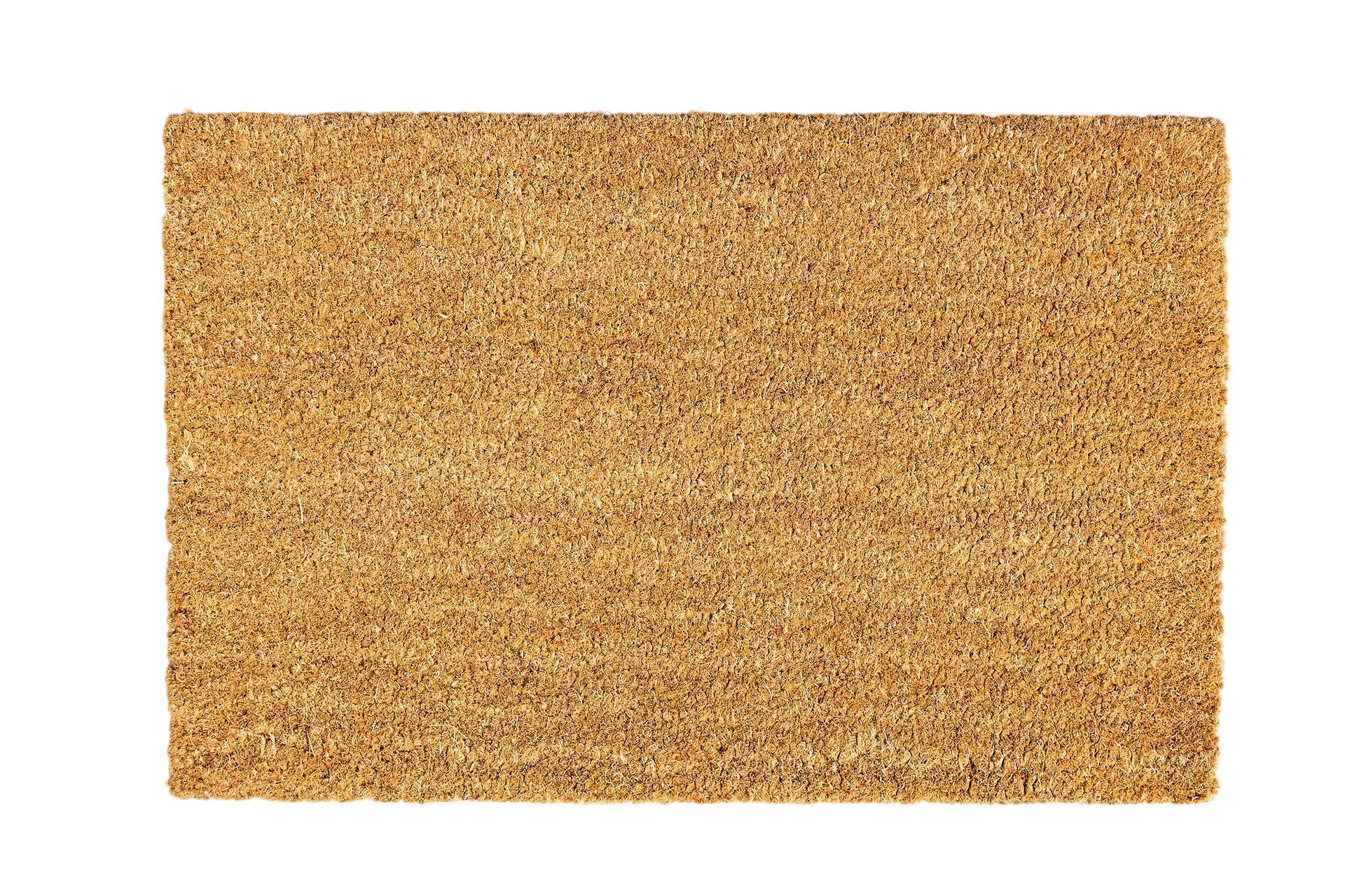 Premium Natural Coir Doormat - 700 x 400 x 17mm Pack of 10