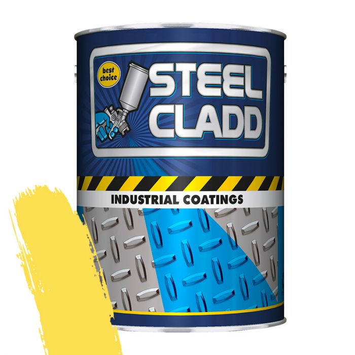 Bulk Pack x 2 Steel Cladd Quick Dry 1L Cat Yellow