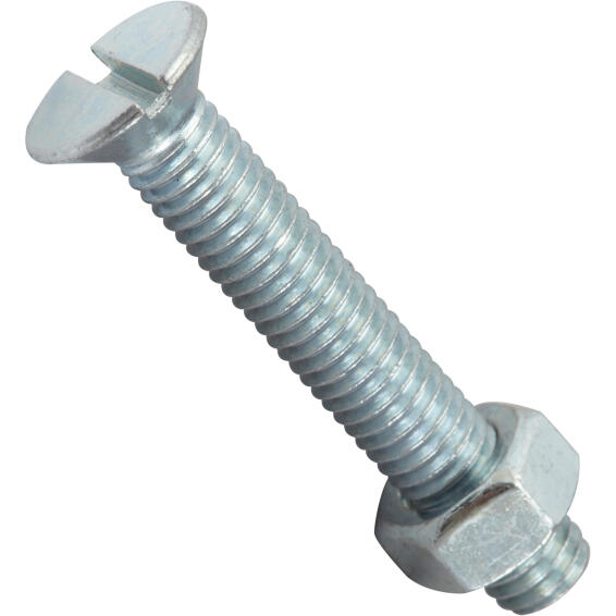 Machine screws and nuts 8.0x50mm 4pc standers