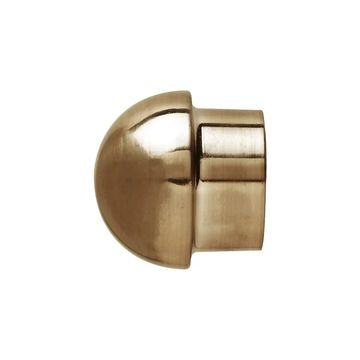 Steel Rod Collar End Dome, Bronze, 25mm BY WOODLY