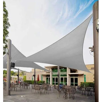 Sun Shade Sail Triangular 4x4M - GRAY