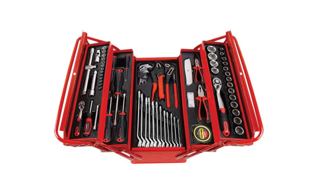 AmPro 76Pc 1/4 & 1/2 Drive Canti-Lever Tool Set