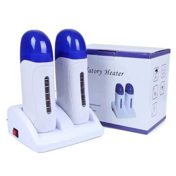 Professional Double Depilatory Roll-On Wax Warmer
