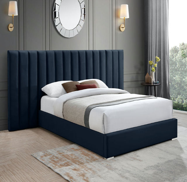 Sephora Sleigh Bed King -Blue