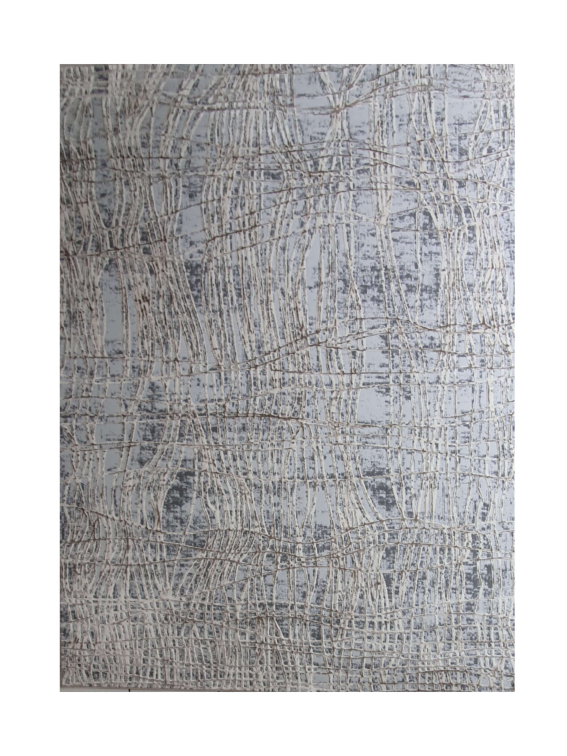BK Carpets & Rugs -  Modern Abstract Indoor Rug –  2m x 2,9m - Grey & Brown