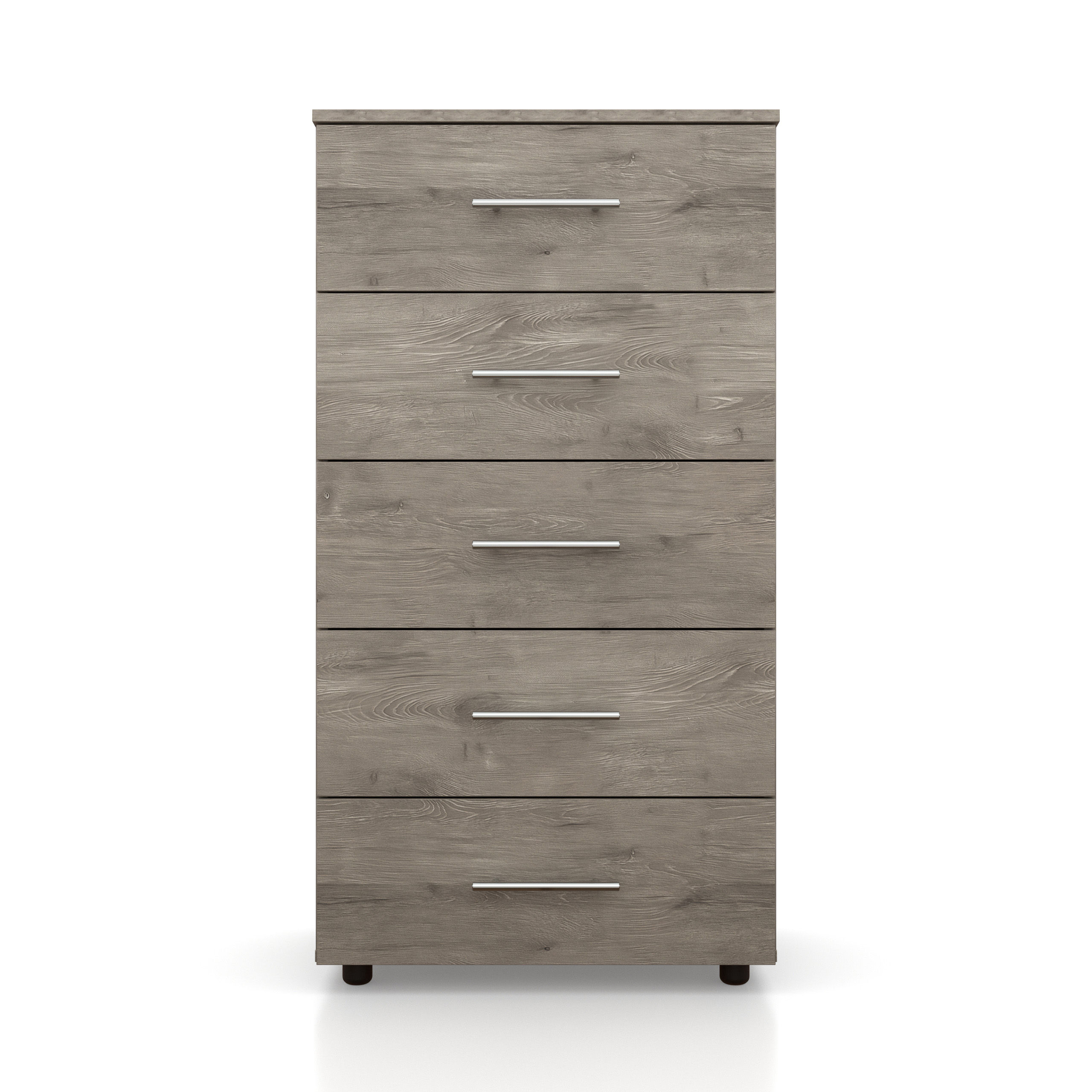 BAM! Oslo Tall Chest of Drawers - Alabaster Oak