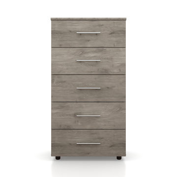 BAM! Oslo Tall Chest of Drawers - Alabaster Oak