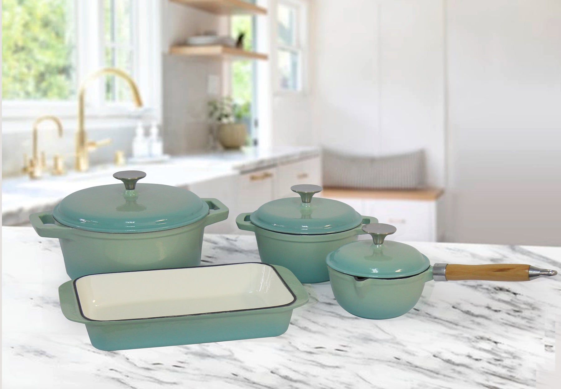 Fine Living - Lifestyle Cast Iron 7pc Mint