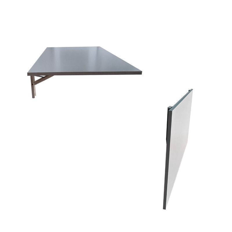 SpaceSave EEZY Fold Down Wall Mounted Study Desk 80X50cm - Grey Whisper