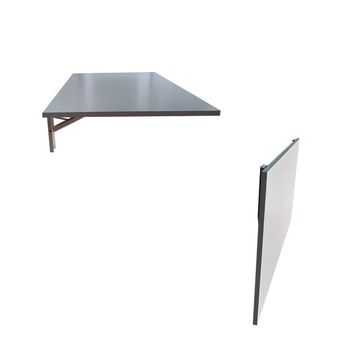 SpaceSave EEZY Fold Down Wall Mounted Study Desk 80X50cm - Grey Whisper
