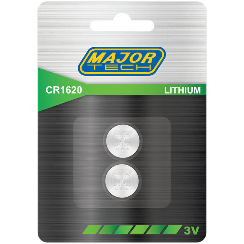 Button Cells (CR1620-BP2) - Major Tech