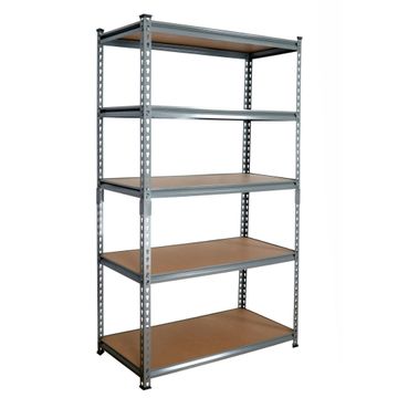 Infinity 5-Tier Shelving Unit - Grey