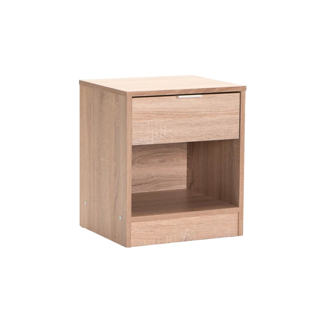 Vividitto - Marlini 1 Drawer Pedestal - Oak