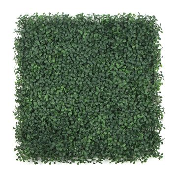 Artificial Foliage UV Protected - Green Wall: Buxus - 50cm x 50cm - 12x panels