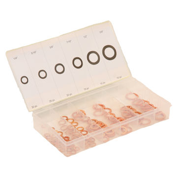 Micro-Tec - Washer Copper Assortment 110 Piece - 2 Pack