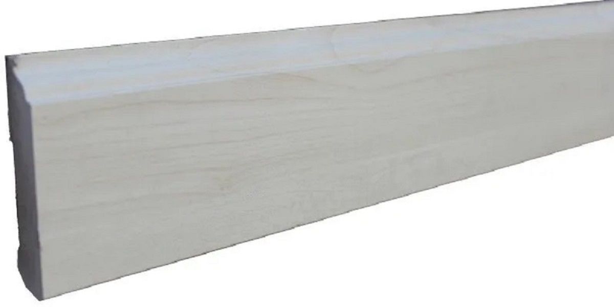 Skirting Maple MDF Wrapped 80mm x 14mm x 2400mm
