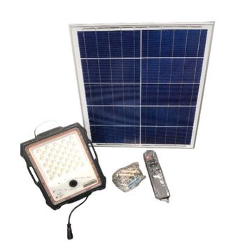 Solar Powered LED Flood Light - With Wireless Camera + Solar Panel