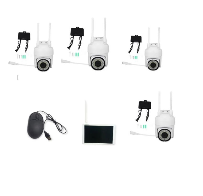Aerbes AB-JK36 Ball Machine Camera Set 4 Channel With Screen