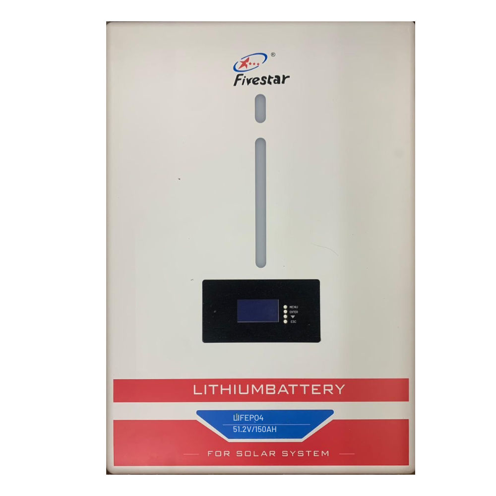 FIVESTAR 51.2V 150AH 7.68KWH LITHIUM BATTERY - LIFEPO4