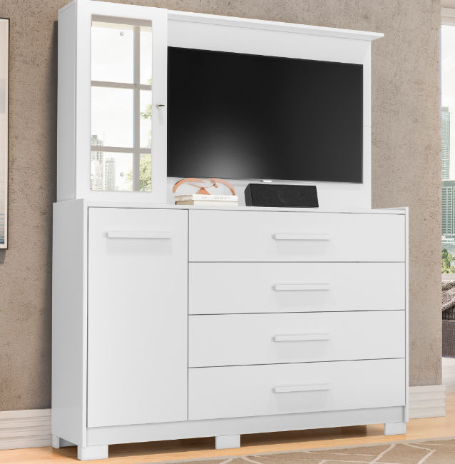 Ilhabela Chest Of Draw Dresser - White