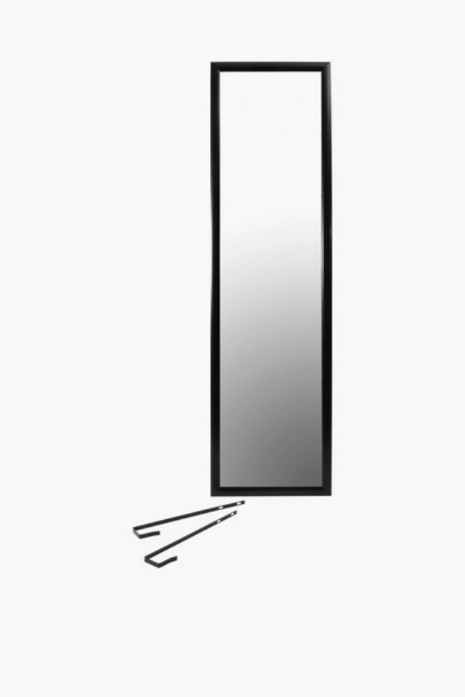 Amelie On-the-Door Mirror – 124.5x34.5cm Hanging Door Mirror with Hooks