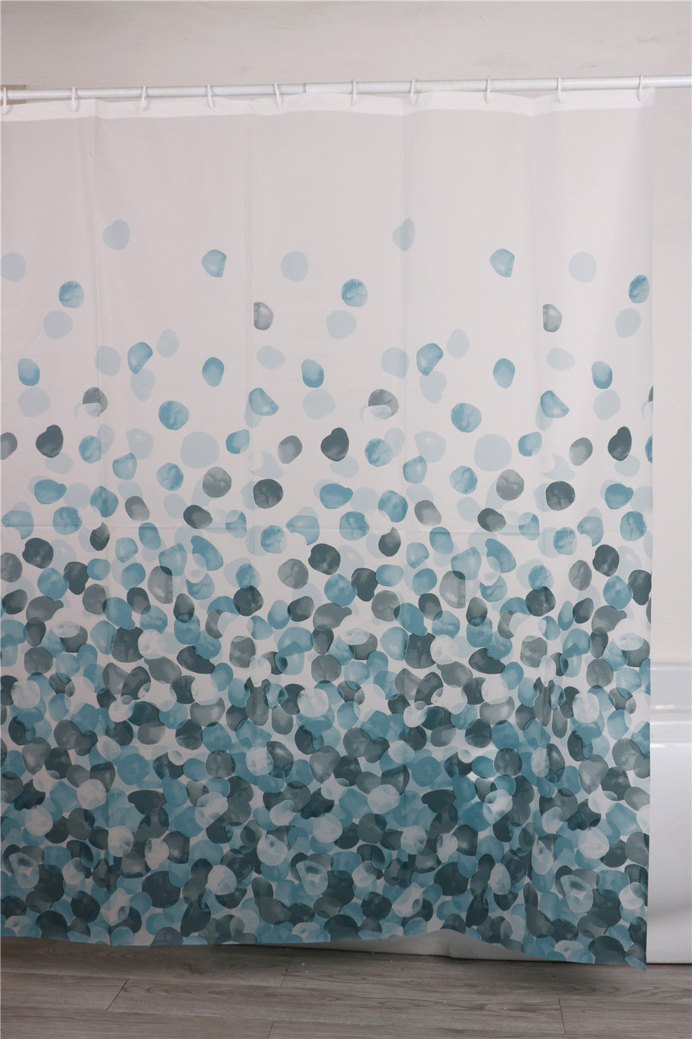 Bodie Bath - Blue Aqua Shower Curtain - PEVA