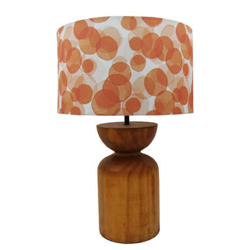 Solid Wood Table Lamp + Shade