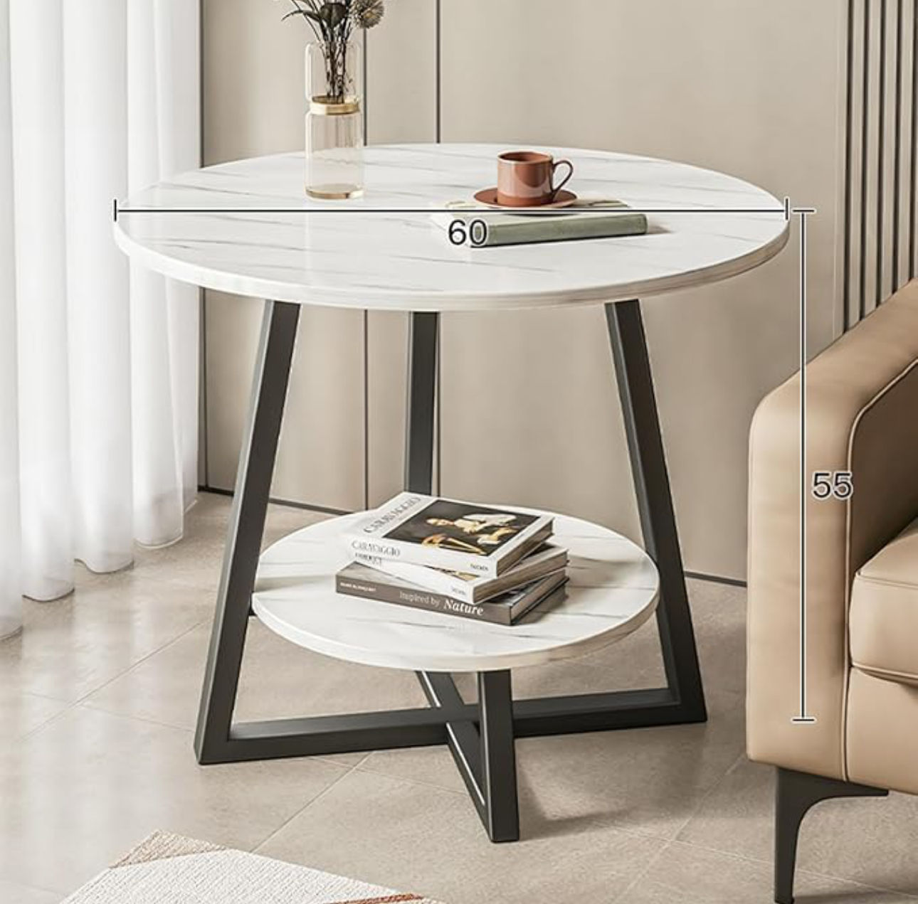 Multifunctional Round Side table