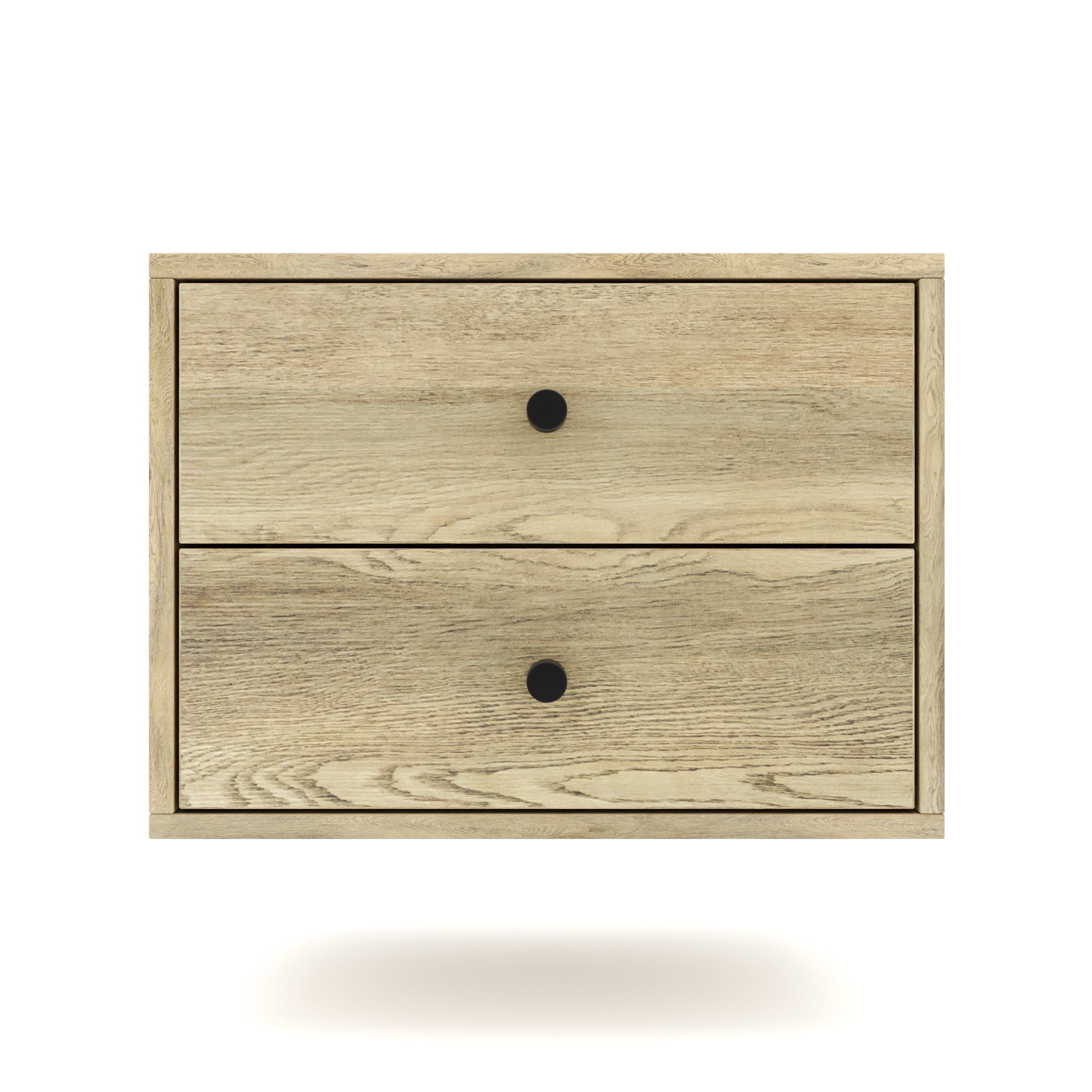 BAM! Drakensberg Two Drawer Bedside Table - Kirkwall