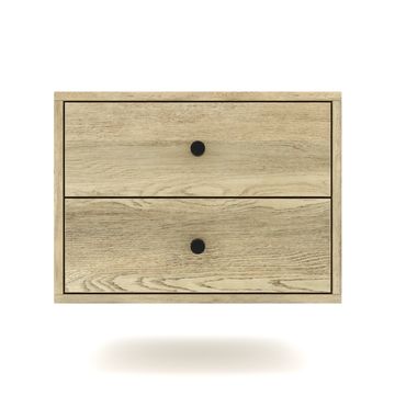 BAM! Drakensberg Two Drawer Bedside Table - Kirkwall