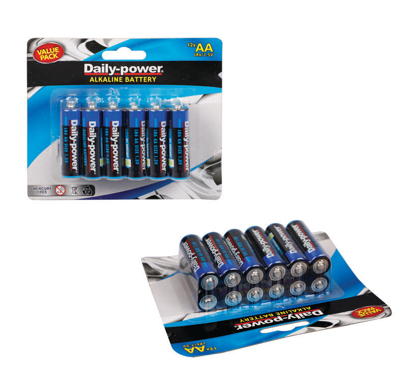Batteries Alkaline Size: AA 12 Piece Value Pack