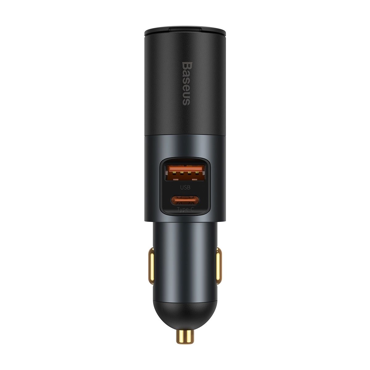 Baseus Share Together 120W 2 in 1 Car Charger U+C - Black
