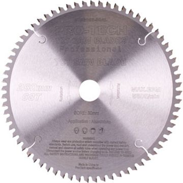 Saw Blade Tct 260X2.4X30X68T Aluminium Prof. Pro-Tech Fes. Kapex
