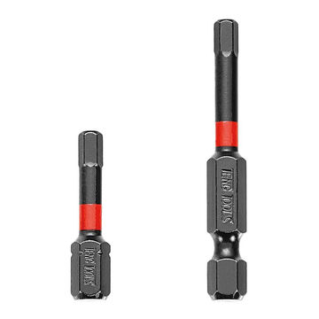 1PC 1/4inch Hex Drive 6mm Hex Impact Bit - 50mm