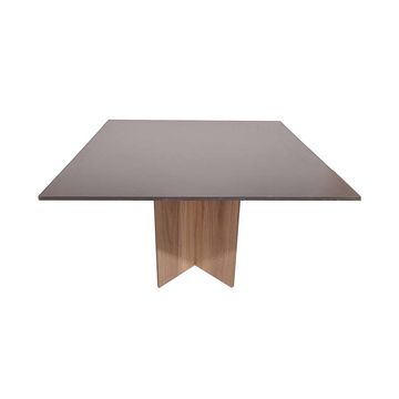 Cardiff Conference Table - Square 120cm - Storm Grey & Sahara