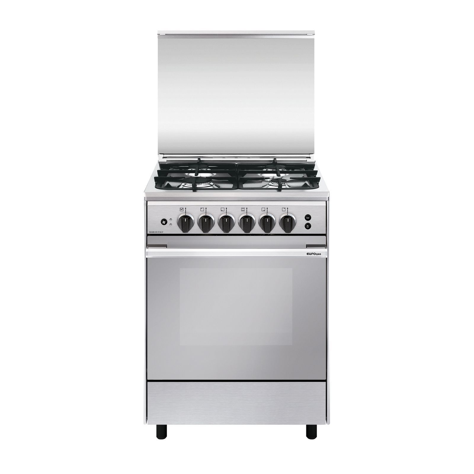 Glem 60cm Freestanding Full Gas Stainless- Steel Stove