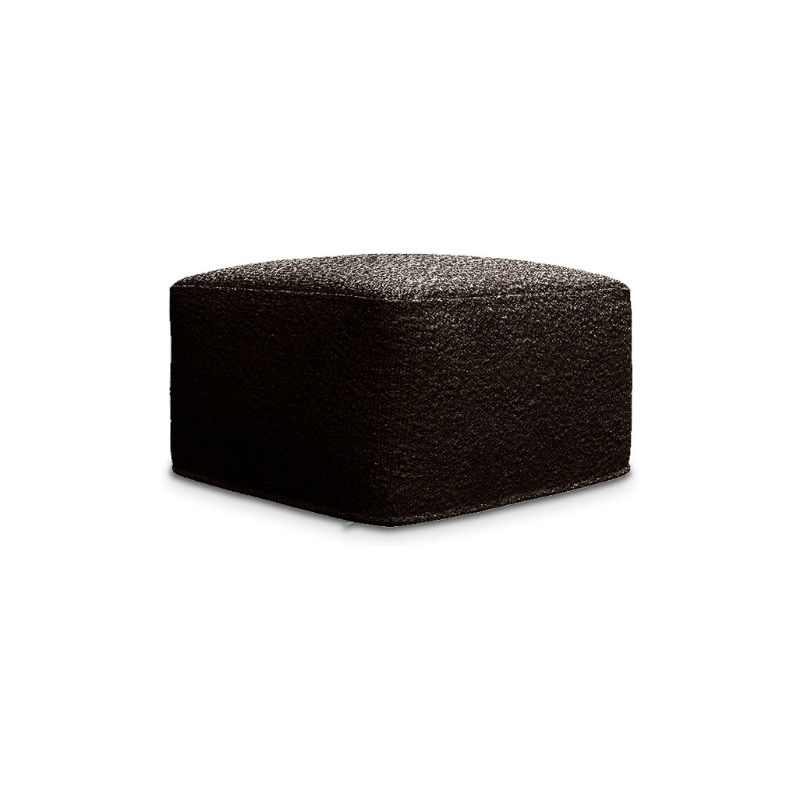 Melli Square Pouffe - Black
