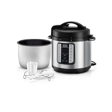 Black & Decker 1000W, 7in1, 6L, Smart Programmable Electric Pressure Cooker | PCP1000-B5