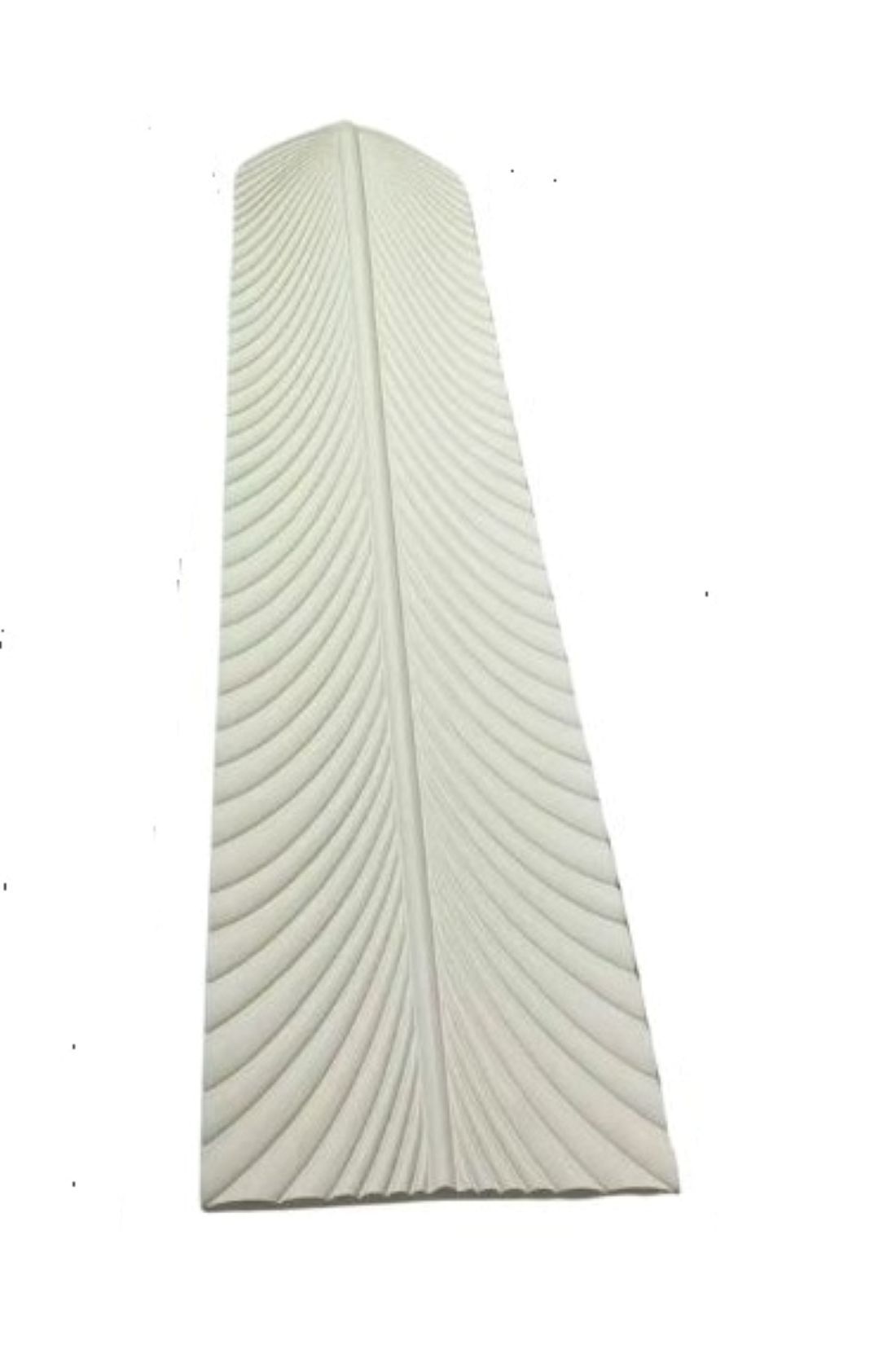 PU Feather Background Panels-White(Pack of 6)