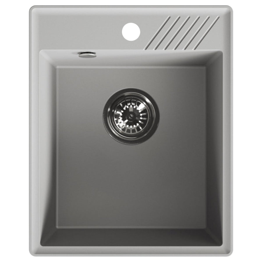 Laveo Hub 485 Granite Composite Kitchen Sink 1 Bowl - Grey